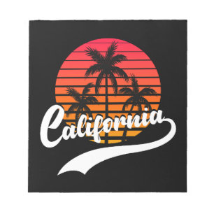 Bloc-notes California Retro Sunset