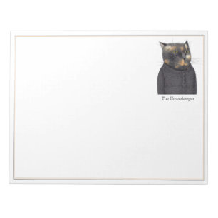 Bloc-notes CAT 11x8.5 DE LA DAME