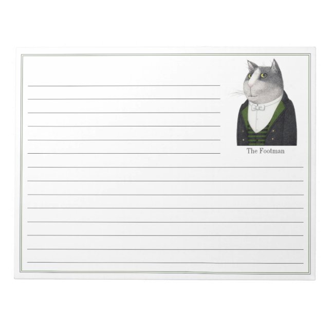 Bloc-notes CAT 11x8.5 FOOTMAN (Devant)