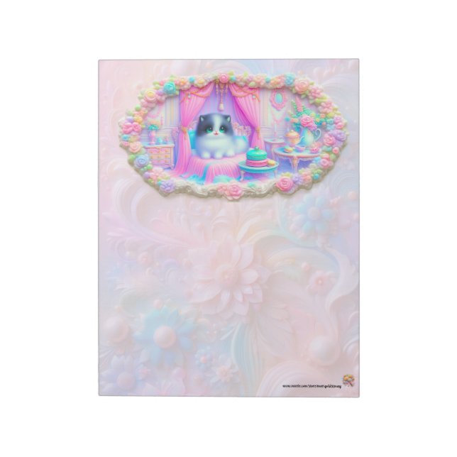 Bloc-notes Chat Pastel (Tourné)