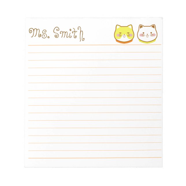 Bloc-notes Chats Adorables (Devant)