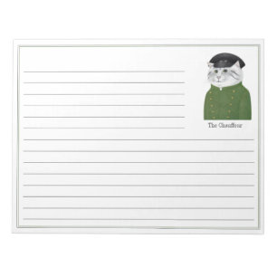 Bloc-notes CHAUFFEUR CAT 11x8.5 + lignes