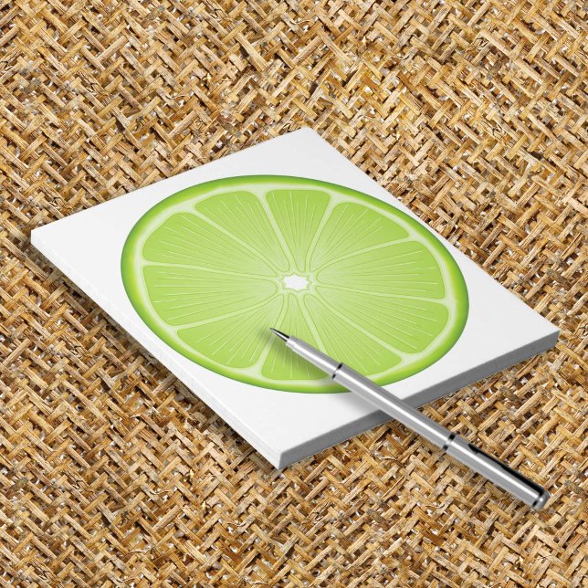 Bloc-notes citron pour soirée Margarita (Margarita Party Lime Notepad
Keep your party plans organized!)
