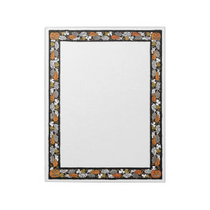 Bloc-notes Citrouille et Feuille