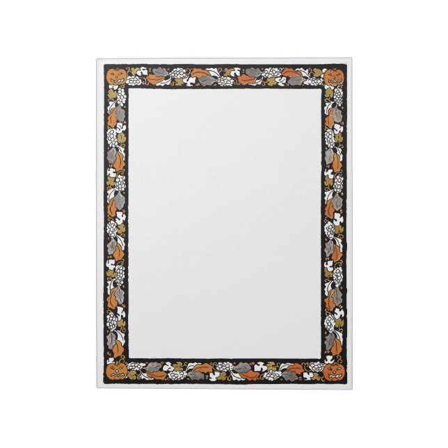 Bloc-notes Citrouille et Feuille (Tourné)