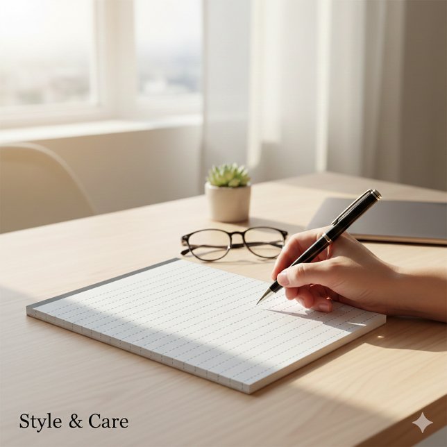 Bloc-notes compact 5,5 x 6 avec 40 pages lignées (Compact 5.5 x 6 Notepad with 40 Lined Pages)