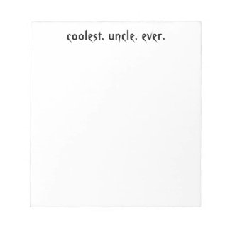 Bloc-notes Coolest Uncle Ever