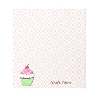 Bloc-notes Cupcake rose