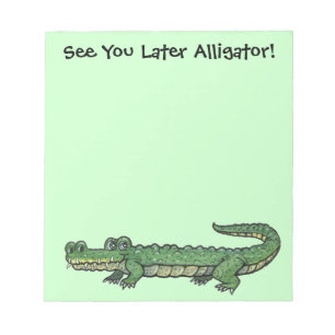 Bloc-notes d'alligator