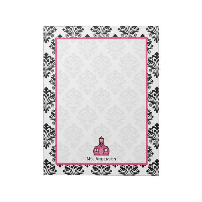 Bloc-notes Damask Teacher (Tourné)