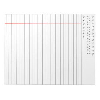 Bloc-notes daté