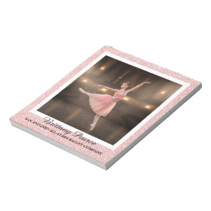 Bloc-notes d'autographe de danse de ballet Paillet