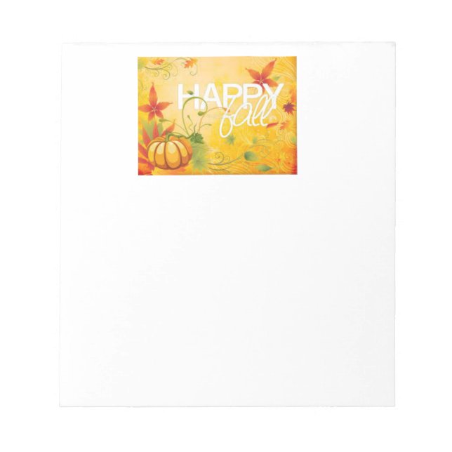 Bloc-notes d'automne (Devant)