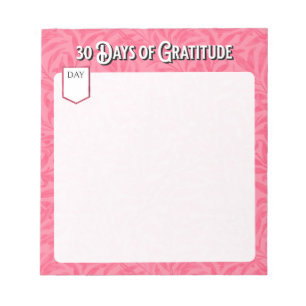 Bloc-notes de 30 jours de gratitude