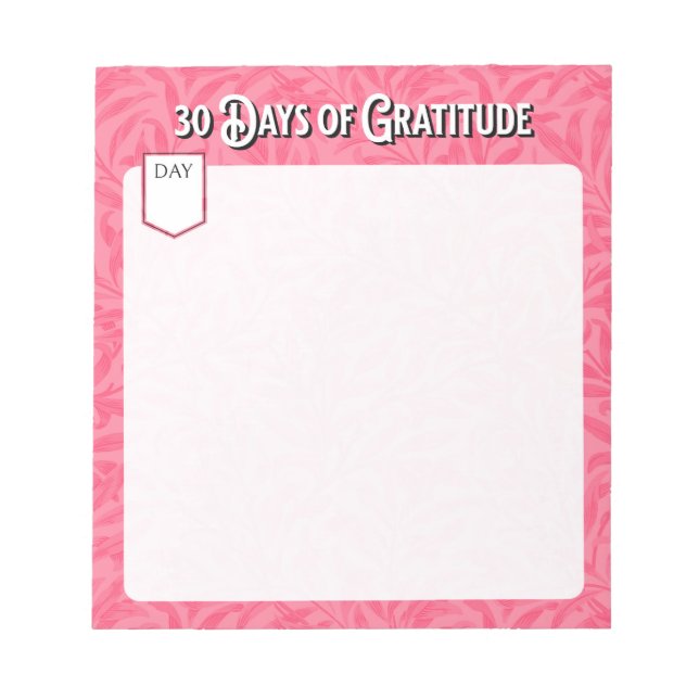 Bloc-notes de 30 jours de gratitude (Devant)