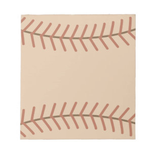 Bloc-notes de baseball vintage relié 