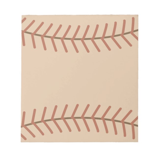 Bloc-notes de baseball vintage relié  (Devant)