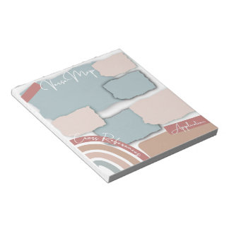 Bloc-notes de carte de verso