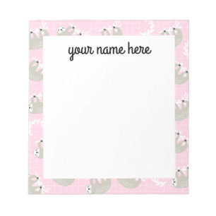 Bloc-notes de fentes personnalisé