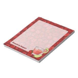 Bloc-notes de fraise Daiquiri