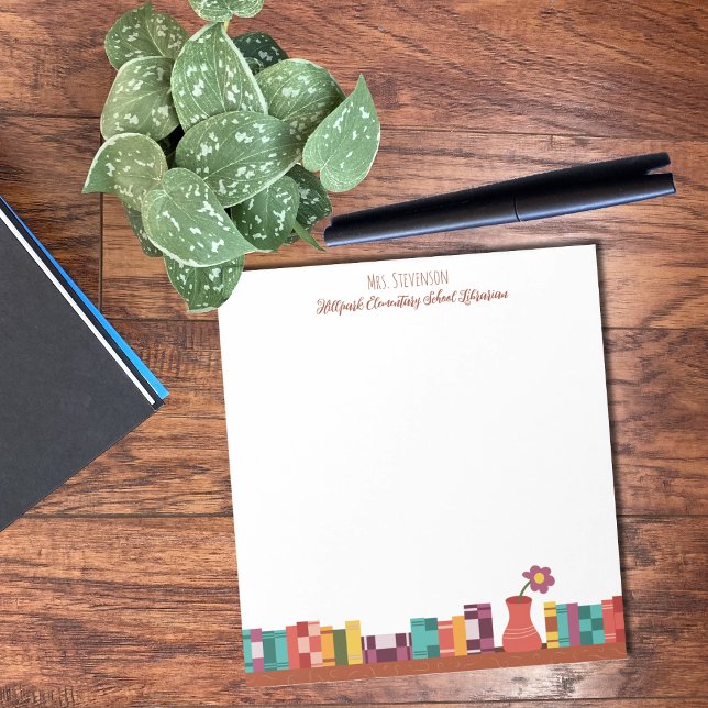 Bloc-notes de la bibliothèque scolaire (Créateur téléchargé)