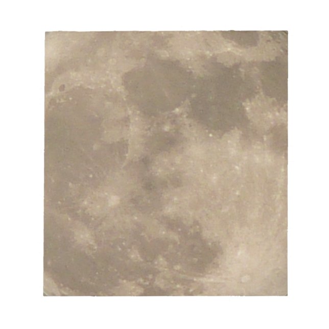 Bloc-notes de la lune Pleine lune Notepads Amusant (Devant)