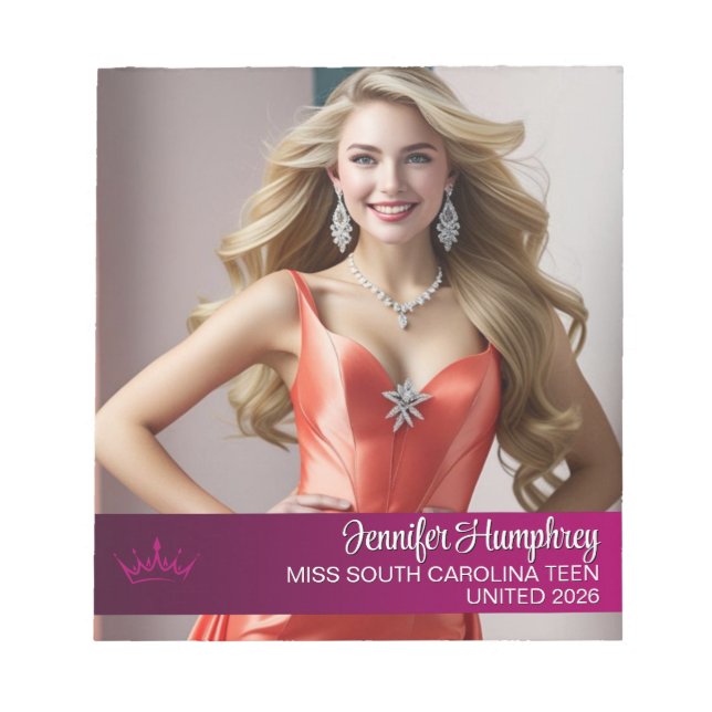 Bloc-notes de la palette de couleurs personnalisée (Devant)