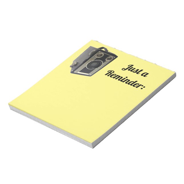 Bloc-notes de l'ancienne caméra (Tourné)