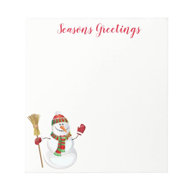 Bloc-notes de Noël (Devant)