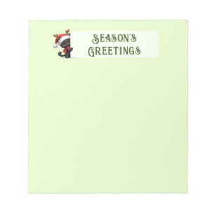 Bloc-notes de Noël personnalisé
