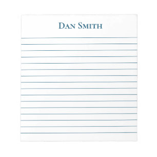 Bloc-notes de nom personnalisé