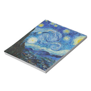 Bloc-notes de nuit Vincent Van Gogh Starry