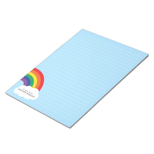 Bloc-notes de papeterie personnelle pour enfants m (Incliné)