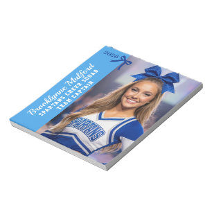 Bloc-notes de photo d'autographe de cheer personna