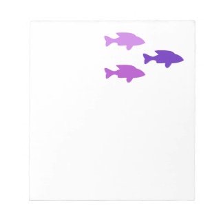 Bloc-notes de poisson pourpre