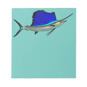 Bloc-notes de poisson-voile