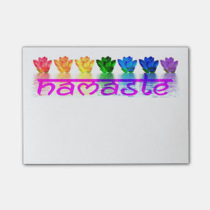 Bloc-notes de post-it de Namaste Chakra