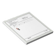 Bloc-notes de prescription médicale, Bloc-notes mé