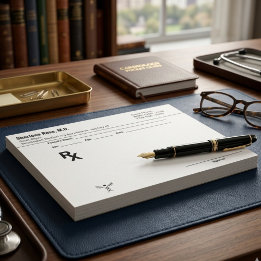Bloc-notes de prescription pour médecins et profes