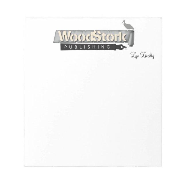 Bloc-notes de publication Lyn Liechty WoodStork (Devant)