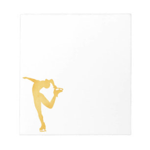 Bloc-notes de rotation de patinage artistique