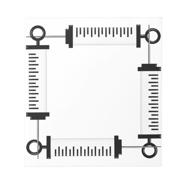 Bloc-notes de seringue (Devant)