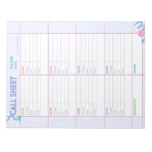 Bloc-notes de suivi des appels téléphoniques