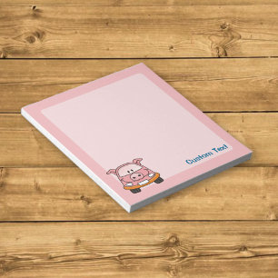 Bloc-notes de voiture en forme de cochon de dessin