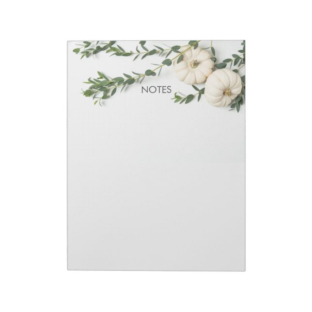 Bloc-notes d'écriture Notes d'automne (Tourné)