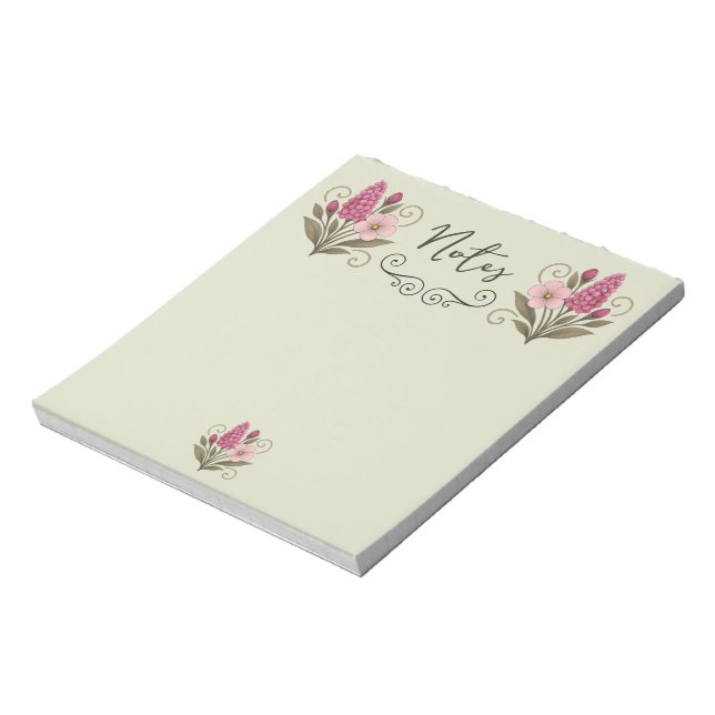 Bloc-notes Delicate Flower Notepad (Tourné)