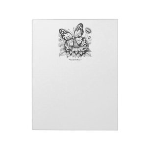 Bloc-notes des pages de coloration des papillons u