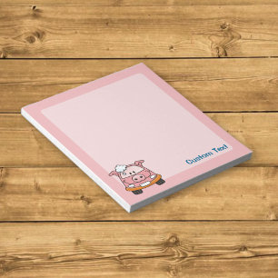 Bloc-notes Dessin Animé Cochon Lavage Auto