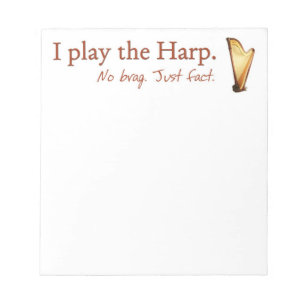 Bloc-notes d'harpe de pédale