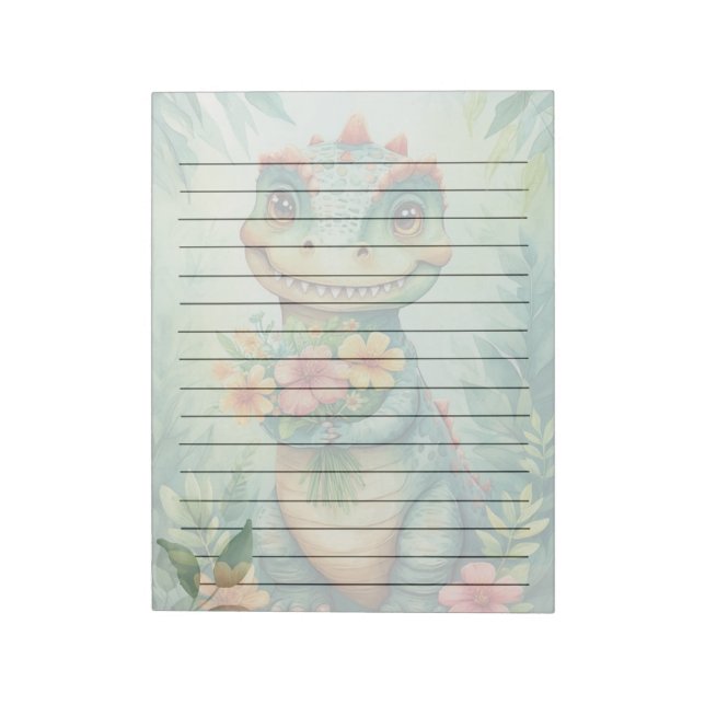 Bloc-notes dinosaure mignon (Tourné)